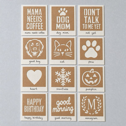 SipSnap Coffee Printer + 12 Stencil Set