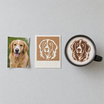 SipSnap Coffee Printer + 12 Stencil Set